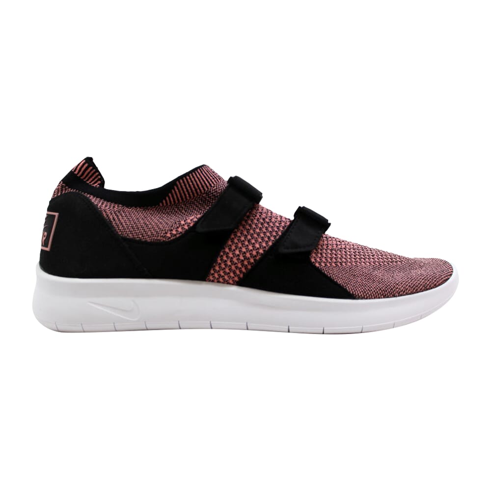 Nike Air Sockracer Flyknit Black/Bright Melon-Black-White 898022-003 Men's