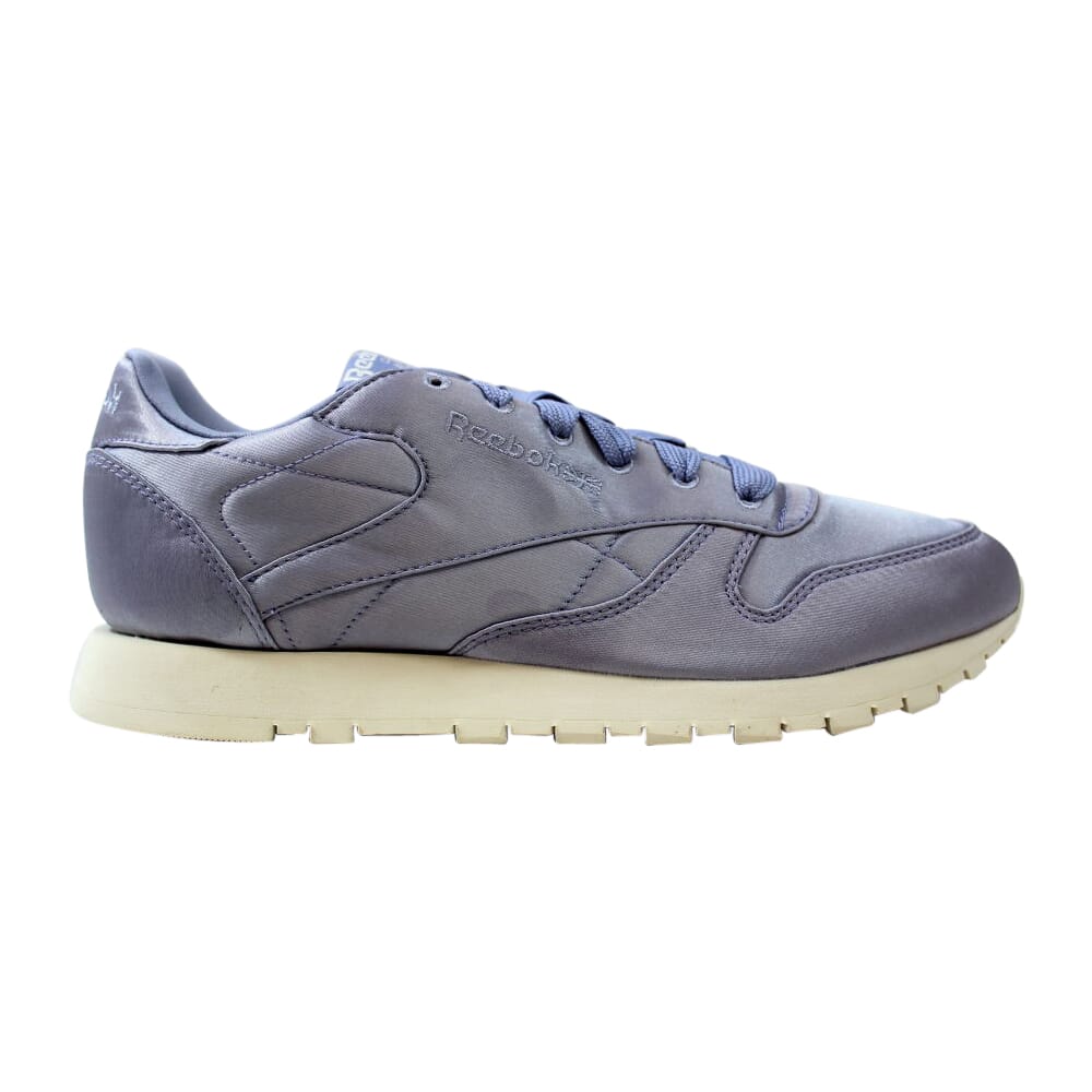 Reebok Classic Leather Satin Purple Fog/Classic White CM9801 Women's