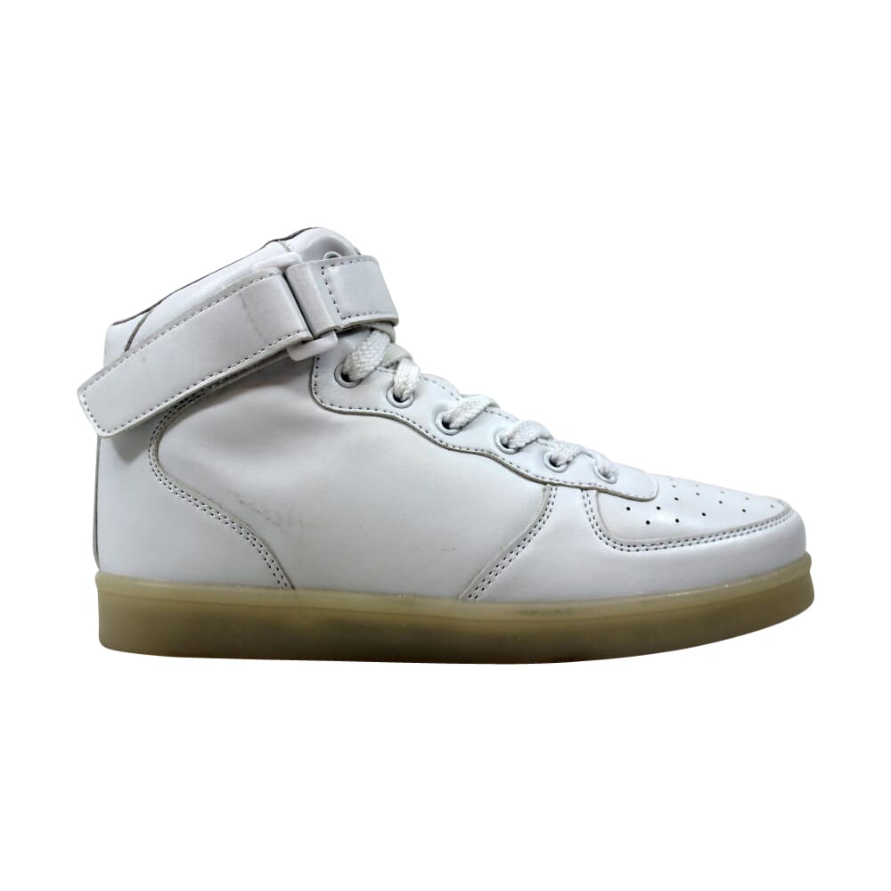 Hoverkicks Strap High Top White HK006-RC Men's