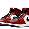 Nike Air Jordan 1 Mid Black / Gym Red - White  554724-069 Men's