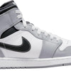 Nike Air Jordan 1 Mid Light Smoke Grey / White - Anthracite  554724-078 Men's