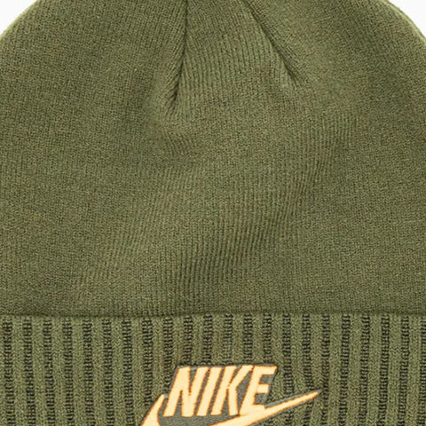 Nike AMP Beanie Hat Cargo Khaki/Hyper Crimson  636549-325 Unisex