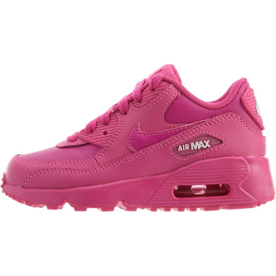 Nike Air Max 90 Leather Laser Fuchsia/Laser Fuchsia  833377-603 Pre-School