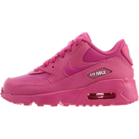 Nike Air Max 90 Leather Laser Fuchsia/Laser Fuchsia  833377-603 Pre-School