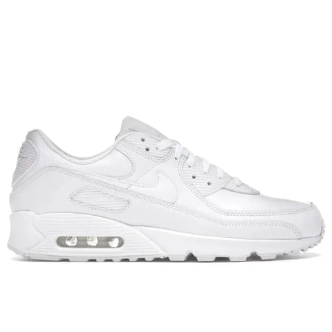 Nike Air Max 90 Leather White/White  833414-100 Pre-School