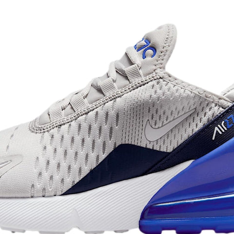 Nike Air Max 270 Vast Grey / White - Hyper Royal  943345-041 Grade-School