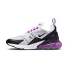 Nike Air Max 270 White/Black-Fuchsia Dream  AH6789-113 Women's