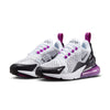 Nike Air Max 270 White/Black-Fuchsia Dream  AH6789-113 Women's
