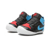 Nike Jordan 1 Crib Bootie Black/Dark Powder Blue-Gym Red  AT3745-046 Toddler