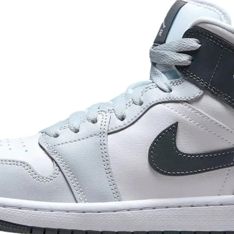 Nike Air Jordan 1 Mid White / Smoke Grey - Pure Platinum  BQ6472-113 Women's