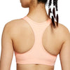 Nike DRI-FIT Swoosh Bra Peach/Black  BV3900-664 Women's