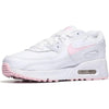 Nike Air Max 90 Leather White/Pink Foam-White-White  CD6867-121 Pre-School