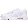 Nike Air Max 90 Leather White/Pink Foam-White-White  CD6867-121 Pre-School