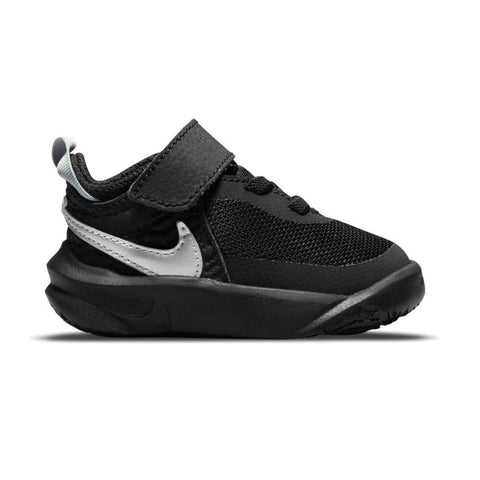 Nike Team Hustle D 10 Black/Metallic Silver-Volt  CW6737-004 Toddler