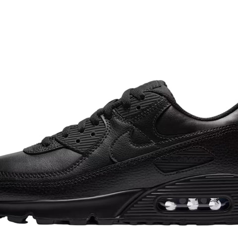 Nike Air Max 90 Leather Black / Black - Black  CZ5594-001 Men's