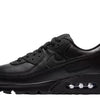 Nike Air Max 90 Leather Black / Black - Black  CZ5594-001 Men's