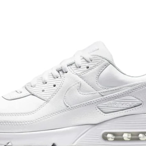 Nike Air Max 90 Leather White / White / White  CZ5594-100 Men's