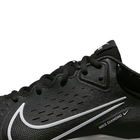Nike Hyperdiamond 4 Keystone Black / White - Dark Smoke Grey  CZ5918-010 Women's