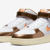 Nike Air Force 1 Mid QS White/Total Orange-Ale Brown  DH5623-100 Men's