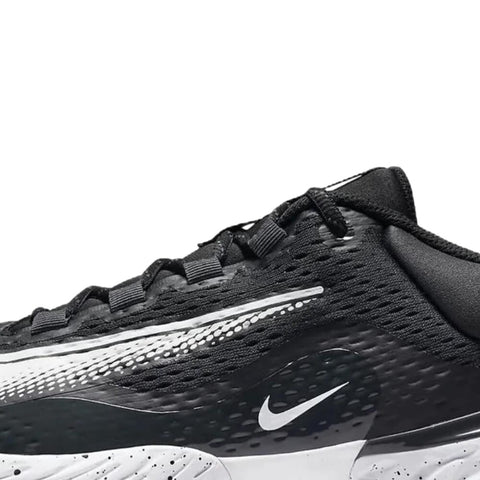 Nike Alpha Huarache Elite 4 Low Black / White - Dark Smoke Grey  DJ6521-003 Men's