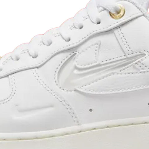 Nike Air Force 1 '07 PRM White/White-Sail-Team Red  DQ7664-100 Men's