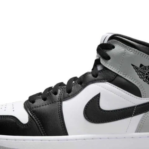 Nike Air Jordan 1 Mid White / Black - Light Smoke Grey  DQ8426-101 Men's
