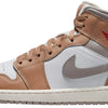 Nike Air Jordan 1 MID HEMP / Fire Red / White  DQ8426-200 Men's