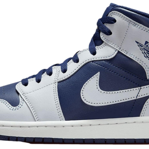 Nike Air Jordan 1 Mid Blue Void / Pure Platinum  DQ8426-403 Men's