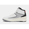 Nike Air Jordan 2 Retro White/Fire Red-Black-Sail  DQ8562-102 Grade-School