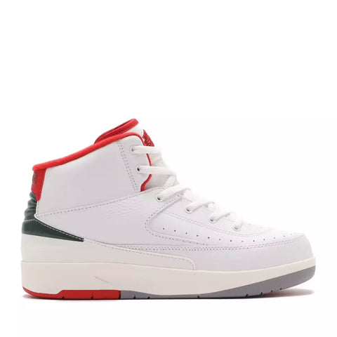 Nike Jordan 2 Retro White/Fire Red-Fir-Sail  DQ8564-101 Pre-School