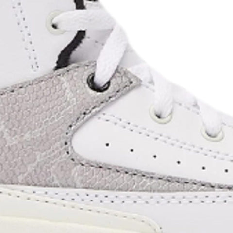Nike Jordan 2 Retro White/Fire Red-Black-Sail  DQ8564-102 Pre-School
