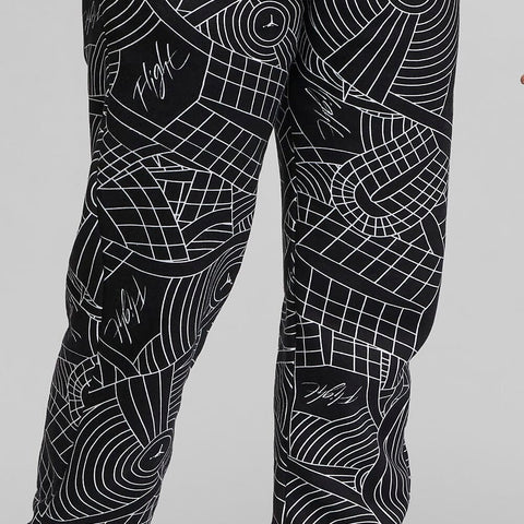 Nike Jordan Brooklyn Fleece Pants Black/White  DV1447-010 Women's