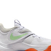 Nike Team Hustle D 11 White / Total Orange - Vapor Green  DV8994-103 Pre-School