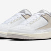 Nike Air Jordan 2 Retro Low White/Cement Grey-Sanddrift  DV9956-100 Men's