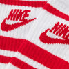 Nike NSW Everyday Essential Crew 3 Pack Socks White/Red  DX5089-102 Men's