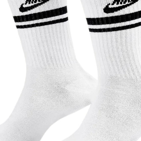 Nike NSW Everyday Essential Crew 3 Pack Socks White/Black  DX5089-103 Men's
