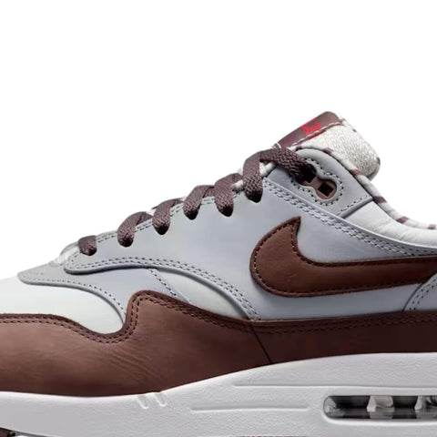 Nike Air Max 1 Premium Summit White/Plum Eclipse  FB8916-100 Men's