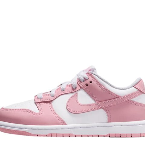 Nike Dunk Low White / Medium Soft Pink - White  FB9108-125 Pre-School