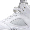 Nike Air Jordan 5 Retro OG White / Black - Metallic Silver  HQ7978-103 Men's