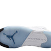 Nike Air Jordan 5 Retro OG White / Black / Metallic Silver  HQ7980-103 Grade-School