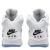 Nike Air Jordan 5 Retro OG White / Black / Metallic Silver  HQ7980-103 Grade-School