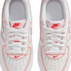 Nike Force 1 Low LV8 1 Lace White / University Red  IO1971-100 Pre-School