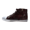 Amiana 4 Buckle Hi Black/White  15/A5172 Women's