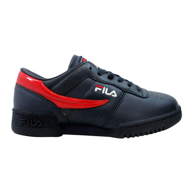 Fila B's Original Fitness Lea/Patent Navy/White-Red  3-F16C-460 Men's