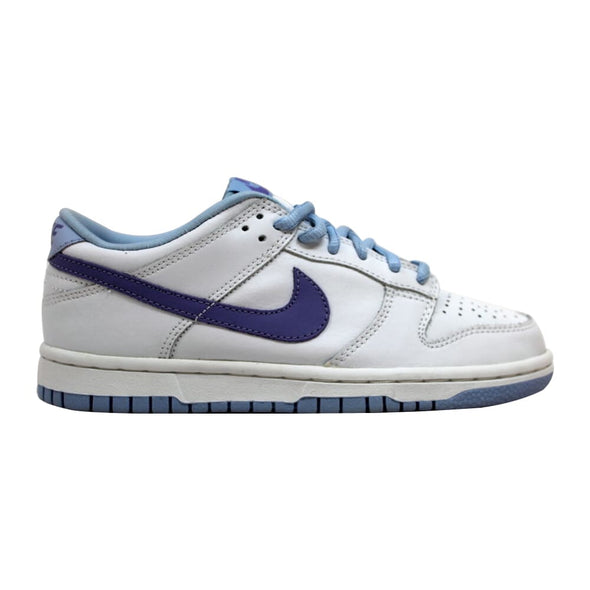 Nike Dunk Low White/Grape Cooler-Light Marine 309601-152 Grade-School