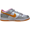 Nike Dunk Low White/pink-silver  309601-173 Grade-School