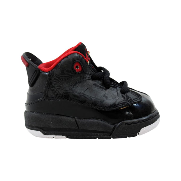 Nike Air Jordan Dub Zero Black/varsity Red-white  311072-061 Toddler