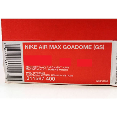 Nike Air Max Goadome Midnight Navy/Midnight Navy 311567-400 Grade-School