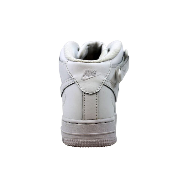 Nike Force 1 Mid White/White  314196-113 Pre-School