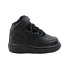 Nike Force 1 Mid Black/black  314197-004 Toddler